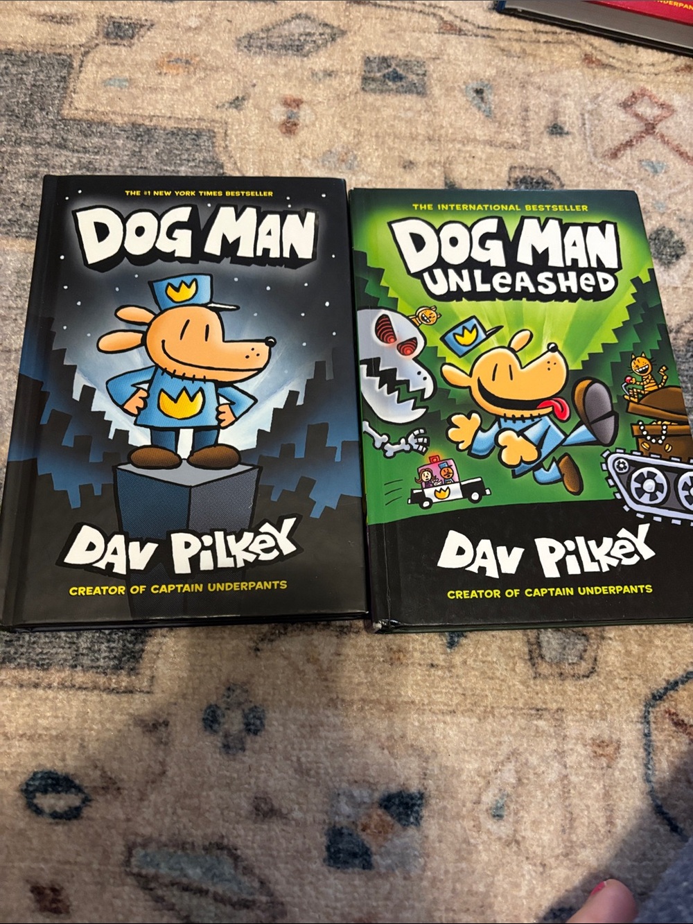 Scholastic Dog Man Hardcover Set - two hardcover books